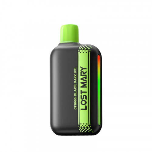 Электронная сигарета LOST MARY CF 8000 Black Razz Ice / Чёрная Малина Лёд