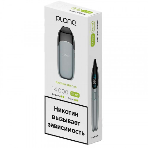Электронная сигарета Plonq Prime - Кислое яблоко